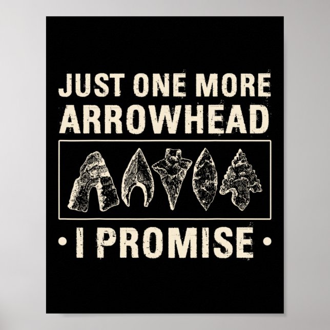Arrowhead Hunting Arrowheads  Poster (Front)
