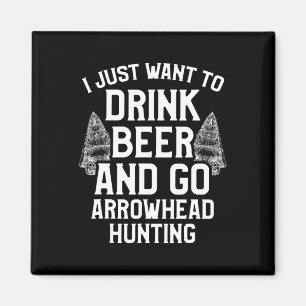 Arrowhead Hunting Collector Drink Beer Artifacts H Magnet