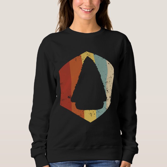 Arrowhead Hunting Collector Retro Hunt Hunter Sweatshirt (Front)