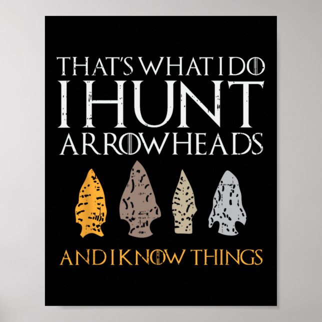 Arrowhead Hunting Hunting Lover Gift  Poster (Front)