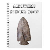 Arrowhead hunting notes notebook Arrowhead hunting notes notebook