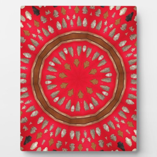 arrowhead pattern plaque