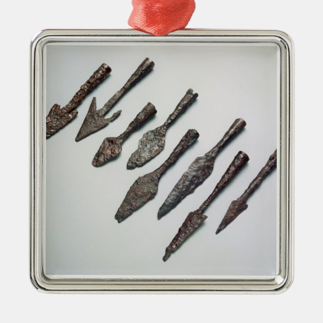 Arrowheads, Iron Age (iron) Metal Ornament (Front)