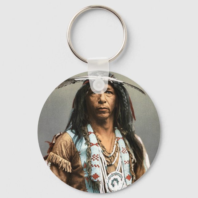 Arrowmaker - An Ojibwa Brave1903 Keychain (Front)