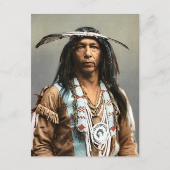 Arrowmaker An Ojibwa Brave1903 Vintage Indian Postcard by scenesfromthepast at Zazzle