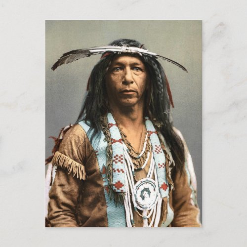 Arrowmaker An Ojibwa Brave1903 Vintage Indian Postcard