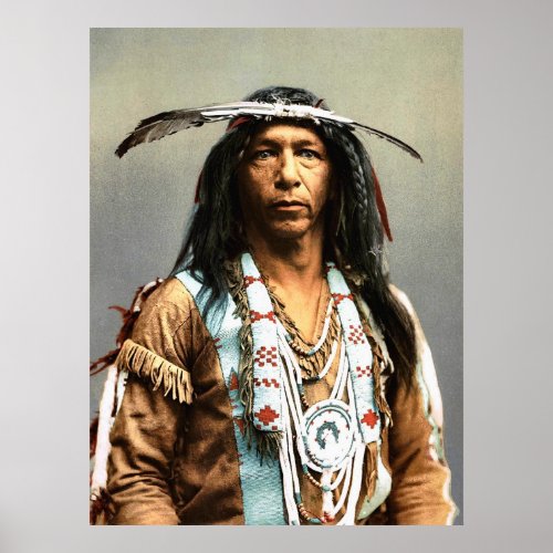 Arrowmaker an Ojibwa brave 1903 Poster