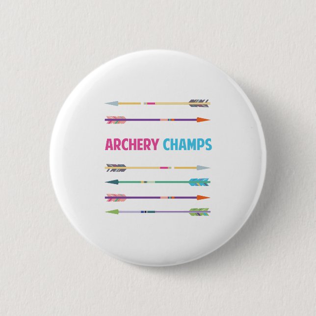 Arrows_Archery_Champs Pinback Button (Front)