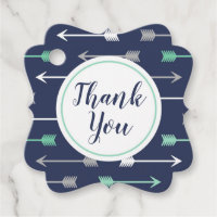 Arrows Baby Shower Favor Tags