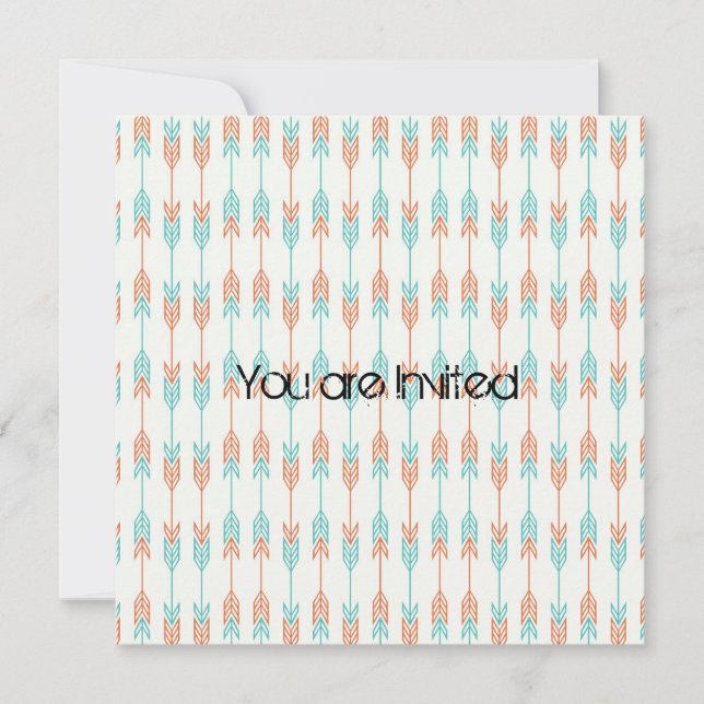 Arrows Baby Shower Invitation (Front)