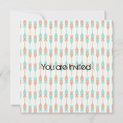 Arrows Baby Shower Personalized Invitation