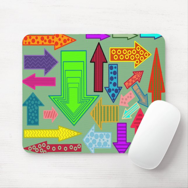 Arrows  mouse pad (With Mouse)