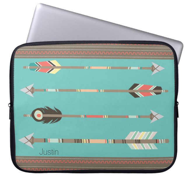 Arrows Personalized Laptop Case (Front)