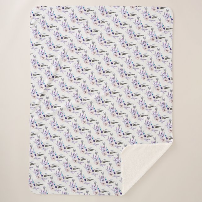 Arrows Sherpa Blanket (Front)