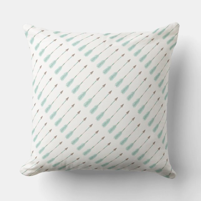 Arrows Throw Pillow (Front)