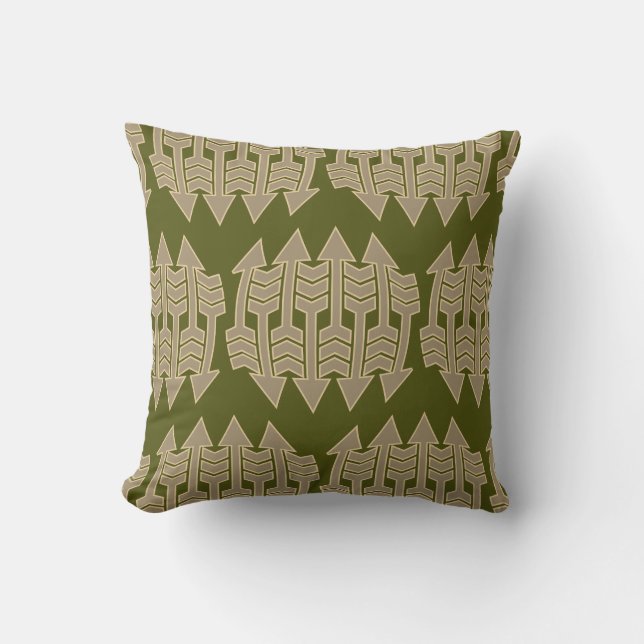 Arrows Throw Pillow (Front)