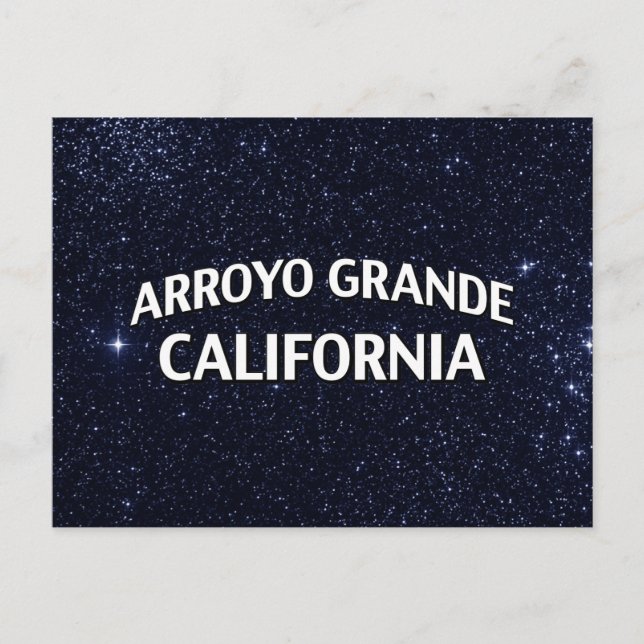 Arroyo Grande California Postcard (Front)
