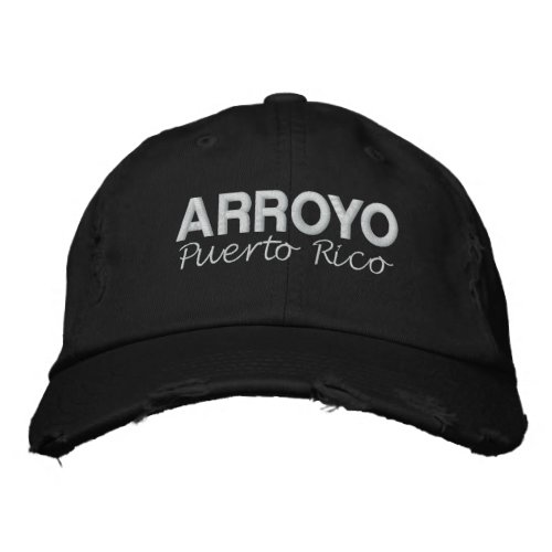 Arroyo Puerto Rico Embroidered Baseball Cap