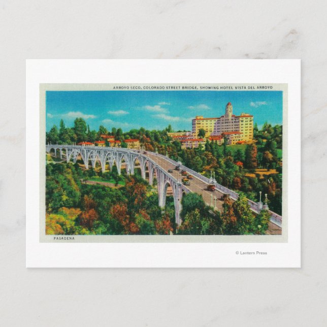 Arroyo Seco Bridge, Colorado Street Bridge Postcard (Front)