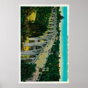 Arroyo Seco Bridge, Colorado Street Bridge Poster
