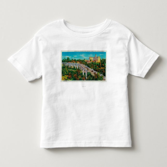 Arroyo Seco Bridge, Colorado Street Bridge Toddler T-shirt (Front)