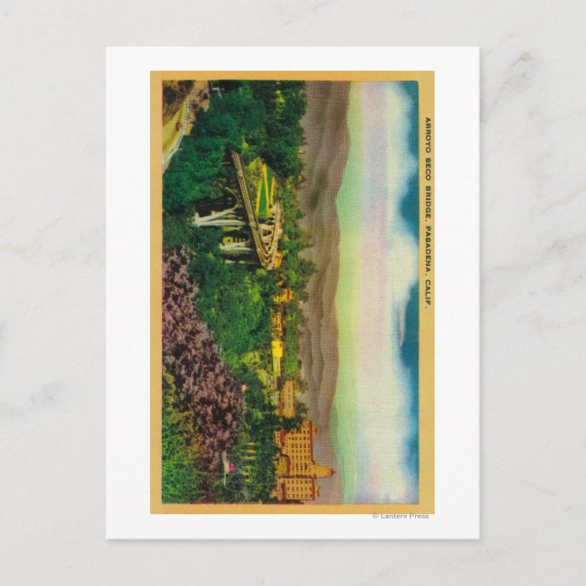 Arroyo Seco BridgePasadena, CA Postcard (Front)