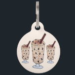 Arroz con Dulce Puerto Rican Coconut Rice Pudding Pet ID Tag<br><div class="desc">Design features an original illustration of delicious arroz con dulce, a Puerto Rican rice pudding comprised of pearl rice simmered with coconut milk, coconut cream, evaporated milk, spices, and rum-soaked raisins. This sweet treat is especially popular in Puerto Rico during the holiday season, and can also be found in countries...</div>