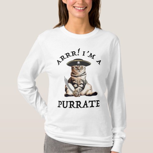 Arrr Im A Purrate T_Shirt