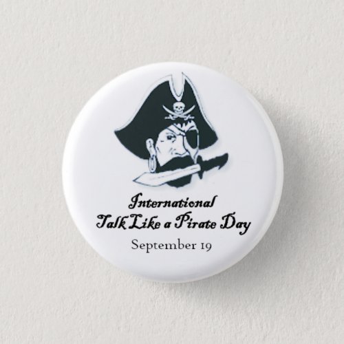 Arrr Talk Like a Pirate Day Button