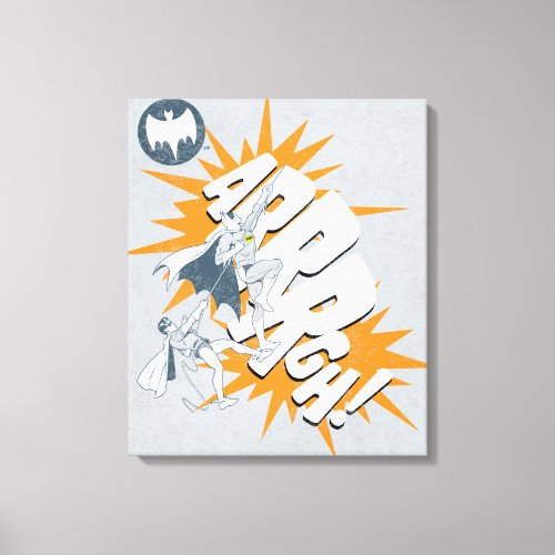 ARRRGH Batman And Robin Climb Graphic Canvas Print