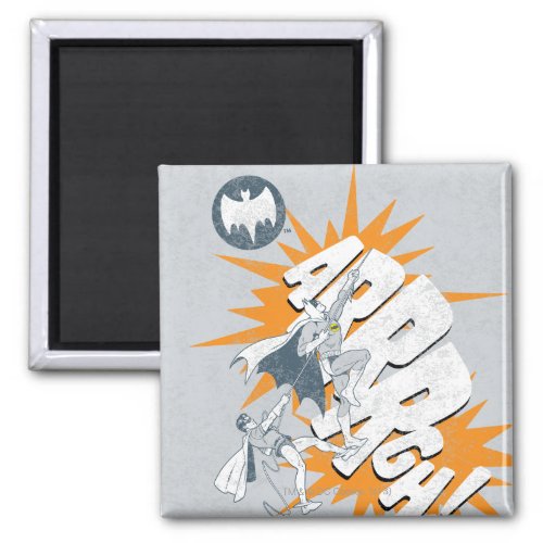 ARRRGH Batman And Robin Climb Graphic Magnet