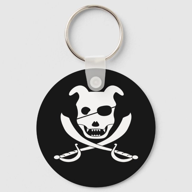 Arrrgh - It's the Doggy Roger Keychain (Front)