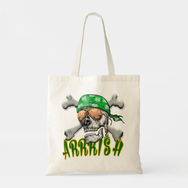 Arrrish Irish Tote Bag (Back)