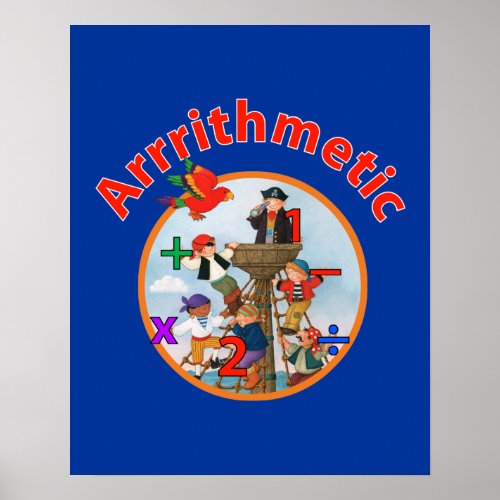 Arrrrithmetic Poster