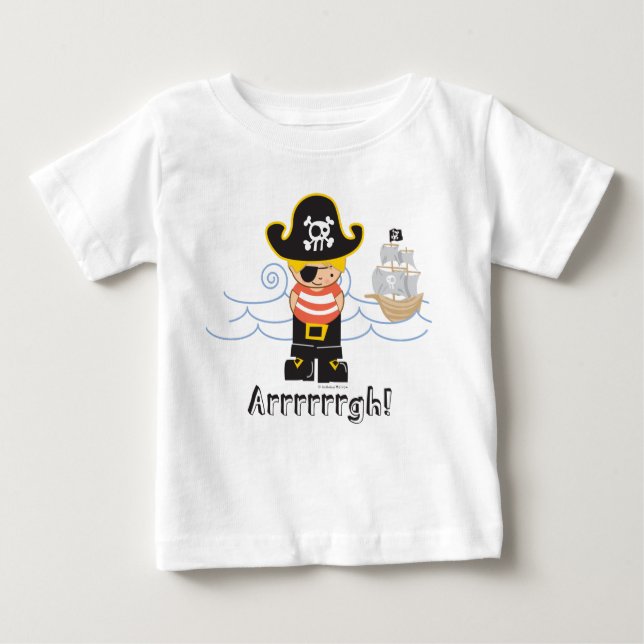 Arrrrr Pirates Baby T-Shirt (Front)