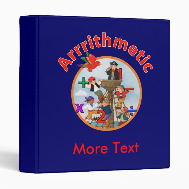 Arrrrrithmetic Binder (Front/Spine)