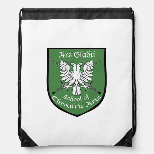 Ars Gladii - Drawstring Bag (Front)