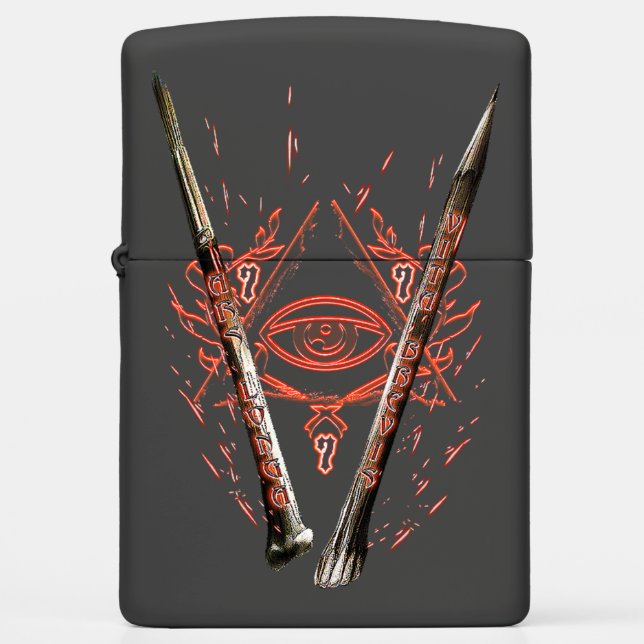 Ars longa Vita brevis Zippo Lighter (Front)