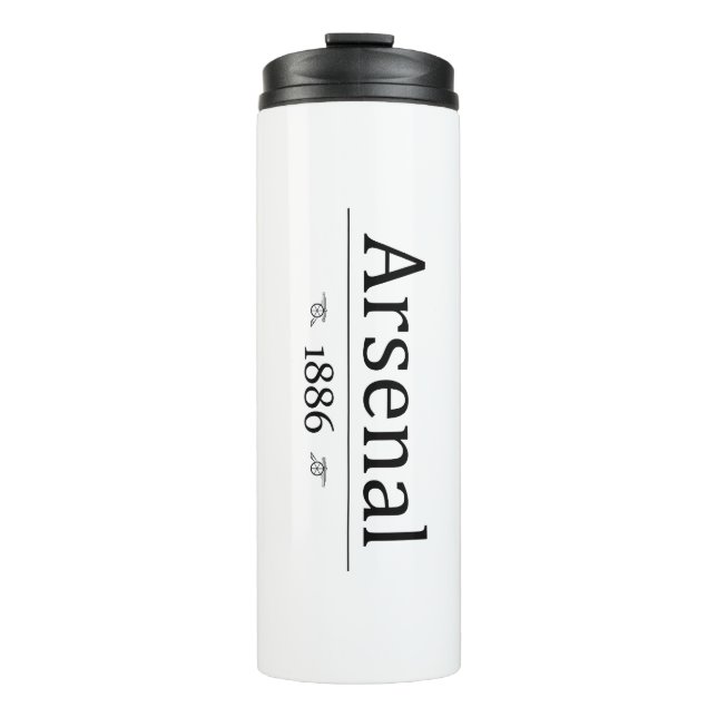 Arsenal 1886 thermal tumbler (Front)