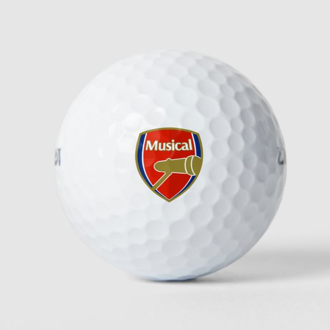 Arsenal | Beatbox United Golf Balls (Front)