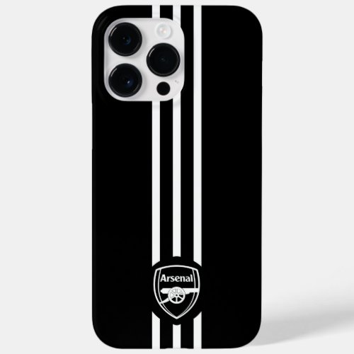 Arsenal Black  White Stripes Case