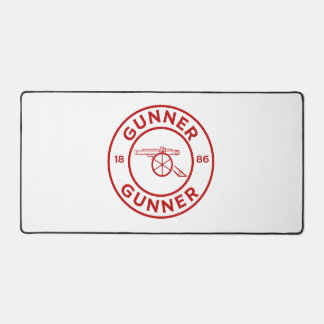 Arsenal gunner desk mat
