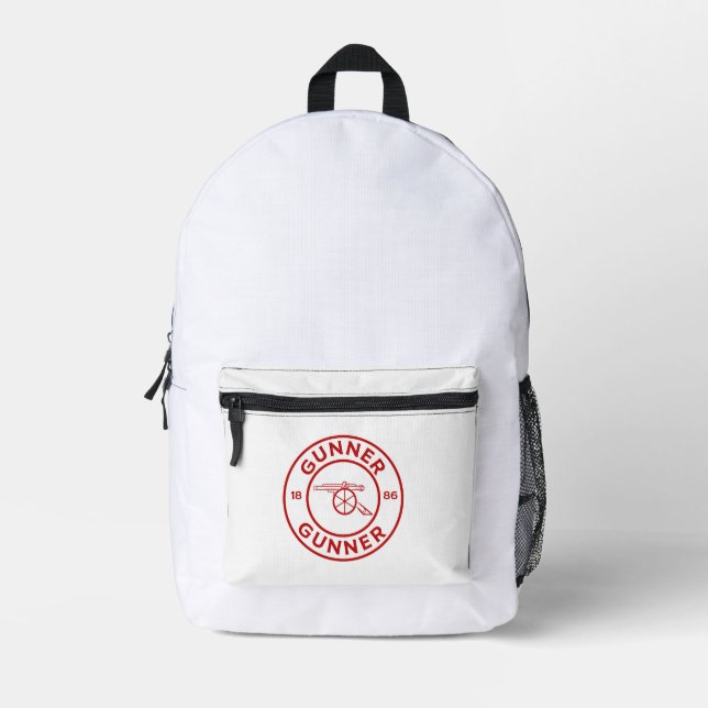 Arsenal gunner printed backpack (Front)
