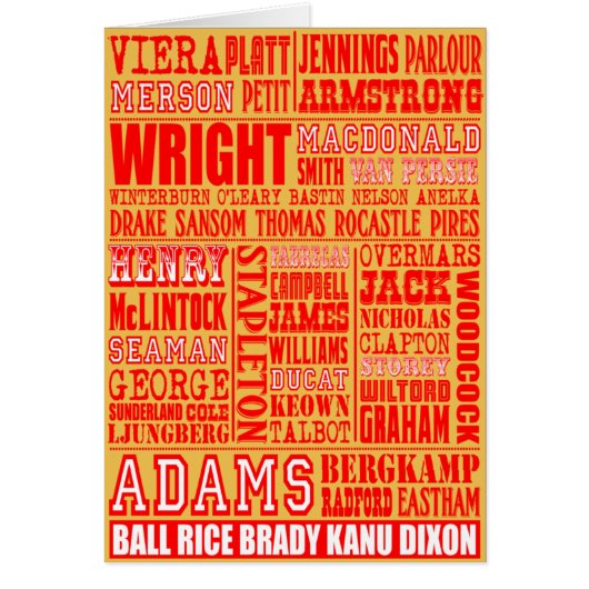 Arsenal legends (Front)