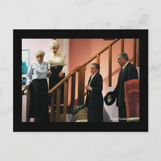 Arsenic and Old Lace Postcard (Front)