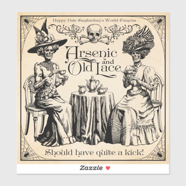 Arsenic and Old Lace Sticker (Sheet)