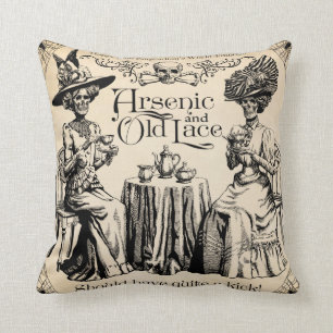 Arsenic and Old Lace Throw Pillow