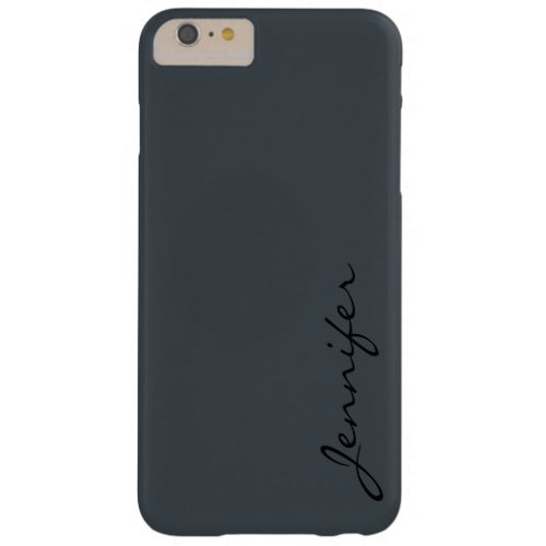 Arsenic color background barely there iPhone 6 plus case
