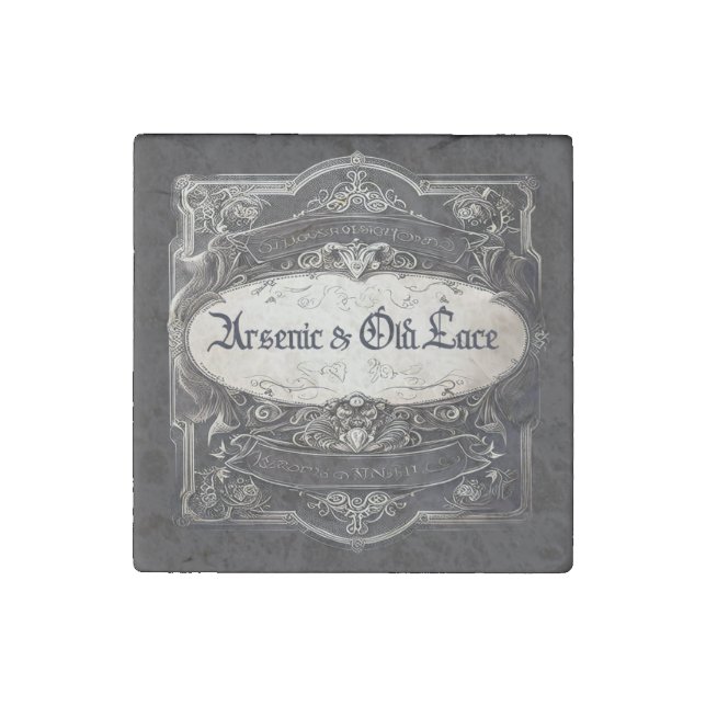 Arsenic & Old Lace Victorian  Stone Magnet (Front)