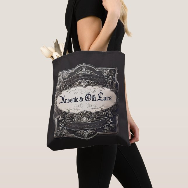 Arsenic & Old Lace Victorian  Tote Bag (Close Up)